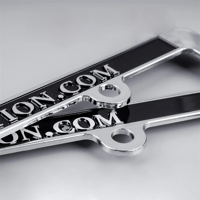 High Quality 3D License Plate Frame custom design car license plate frame Wholesale Car standard size decorative  custom design