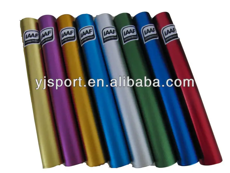 Track And Field IAAF Equipments Relay Race Batons Aluminum