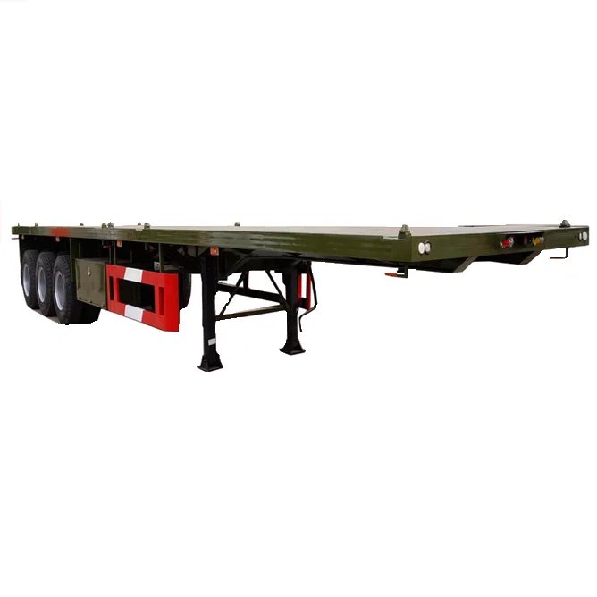 Industrial project application heavy load flat bed trailers for sale