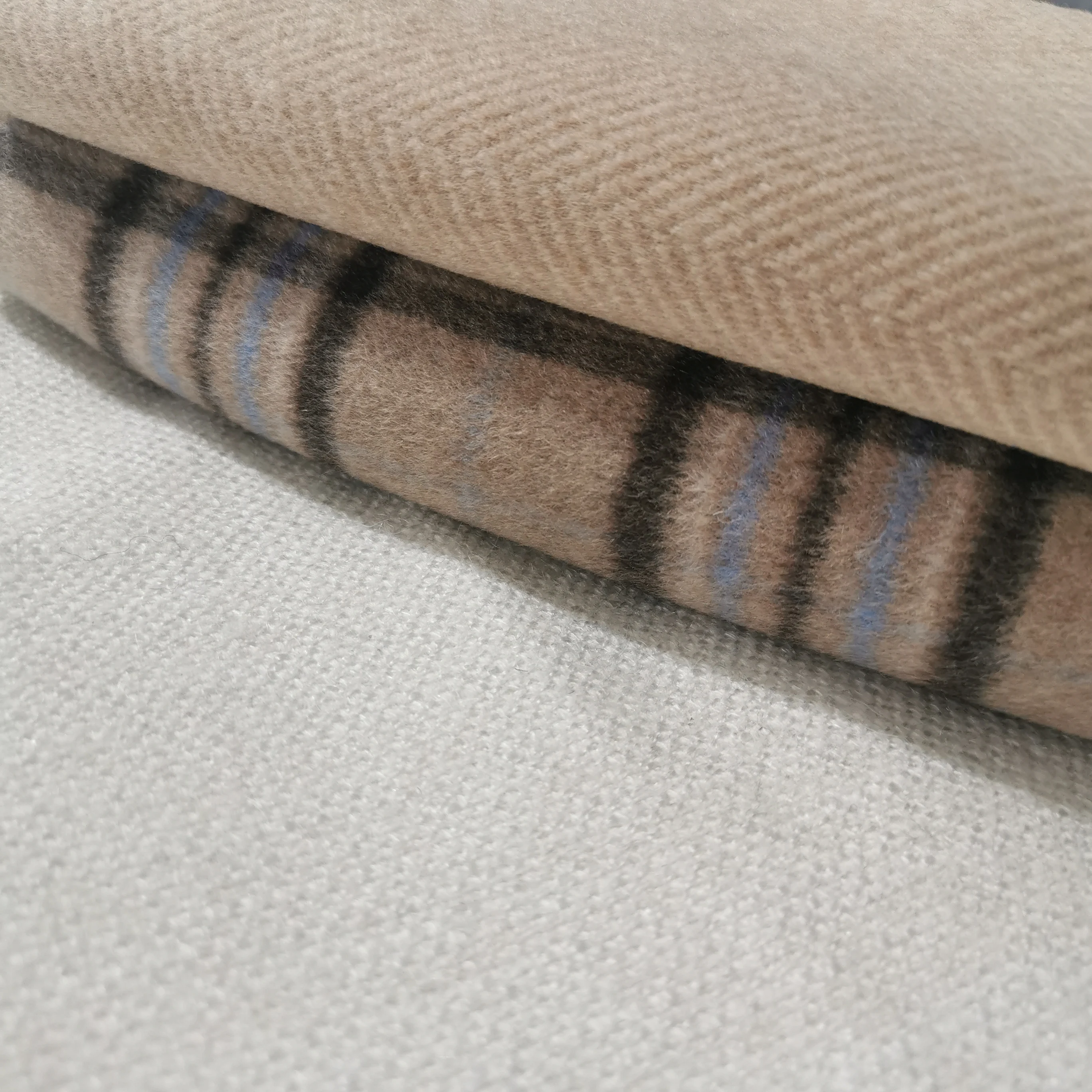 Best Quality New Fashion Design Woolen  Fabric Textiles  Fabric For Hoodies Orange