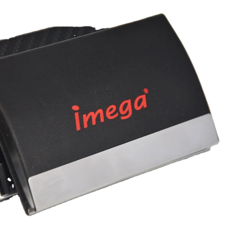 Factory supply genuine leather PU plastic metal acrylic magnetic business visiting custom leather name card holder