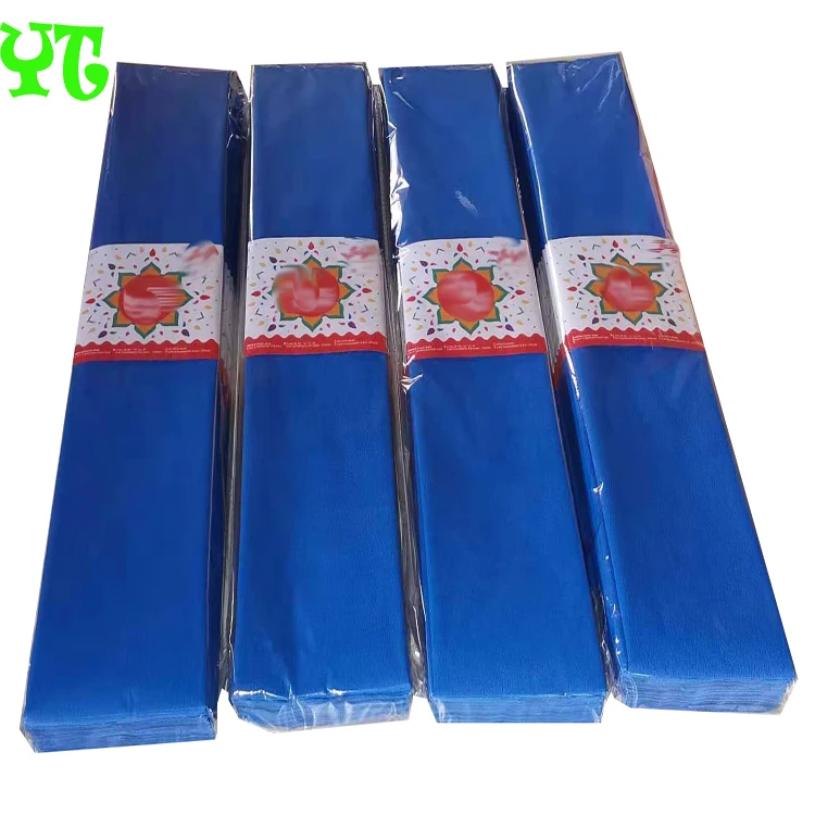 gift wrapping crepe paper in roll wholesales eco-friendly handmade crepe paper