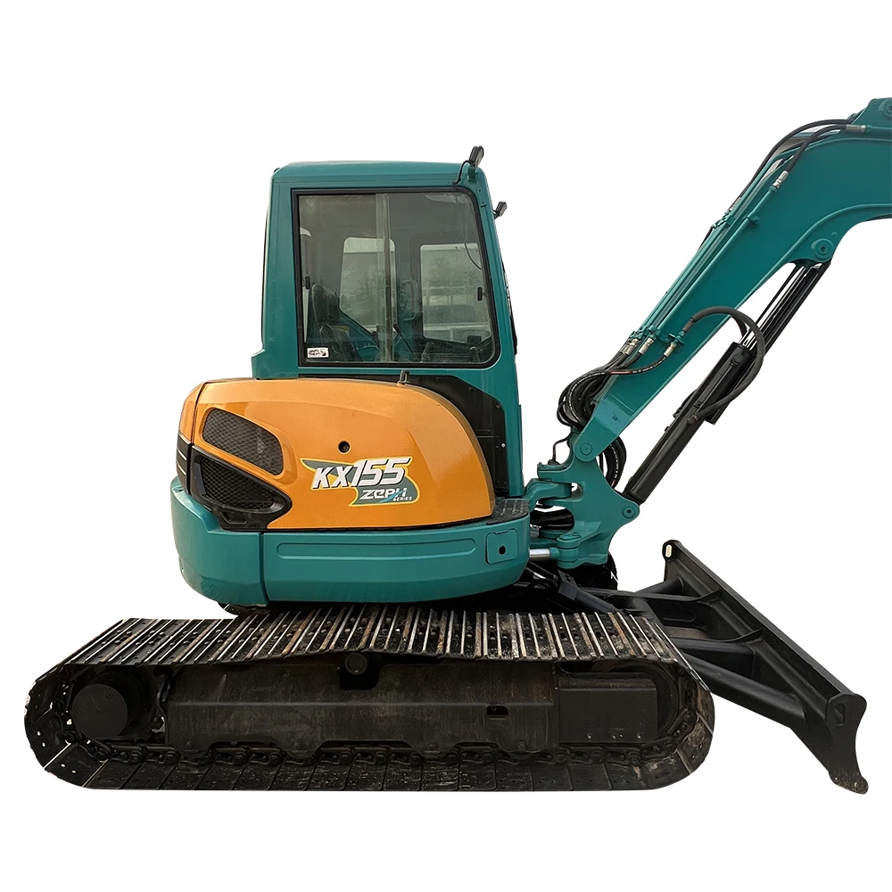 Экскаватор б/у kubota kx155 3,5 тонн 5 тонн мини-экскаватор самый маленький мини-экскаватор