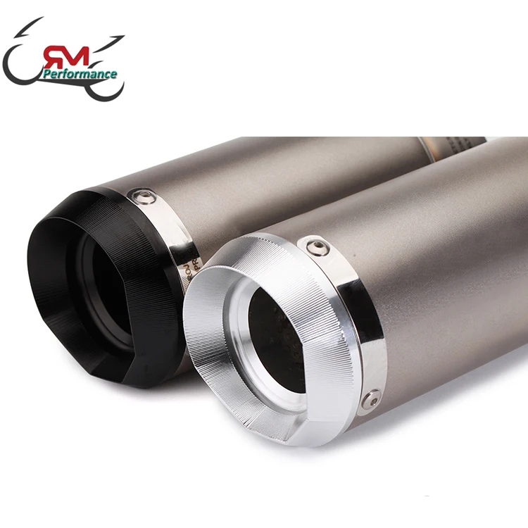 Performance Motorcycle Exhaust Stainless Steel Muffler With CNC Exhaust Pipe For Ninja 650 Z400