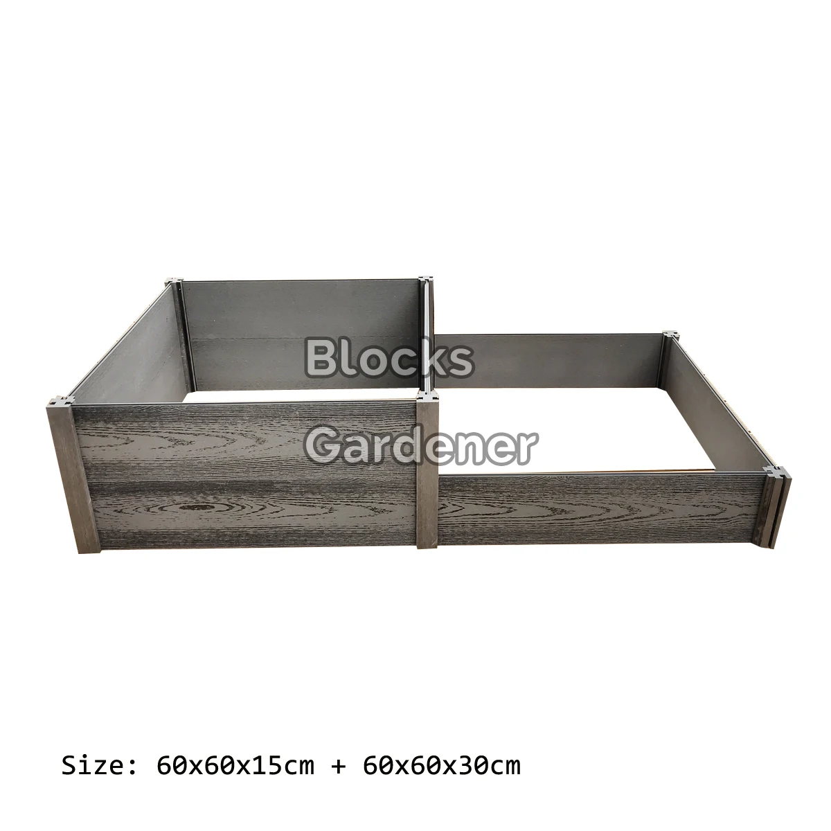 Wood plastic composite wholesale raised bed vegetable flower garden