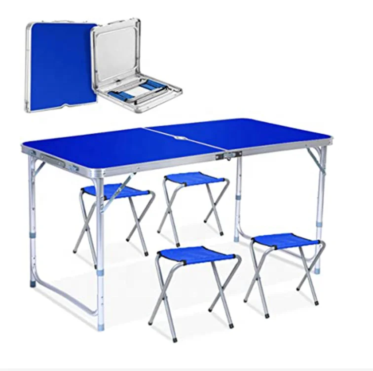 camping Fishing Table and Chair Telescopic Aluminum Collapsable Portable Retractable Folding table