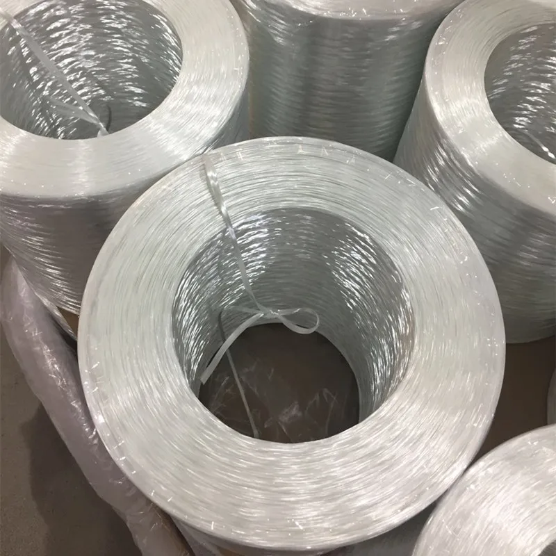 Factory cheap price 2400 tex roving 200-9800tex glass fibre thread fiberglass roving for engineer pvc coated and uncoated