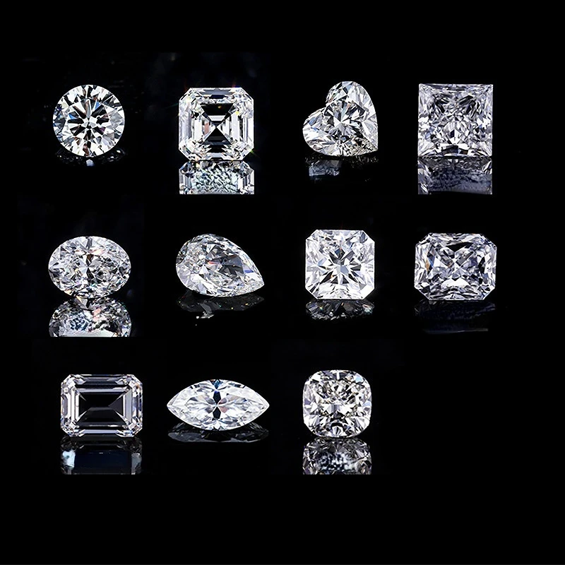 Wholesale Price DEF Loose Lab Grown Diamond IGI GIA Certificate 0.7~11.1mm CVD Hpht VVS VS Lab Created Diamond