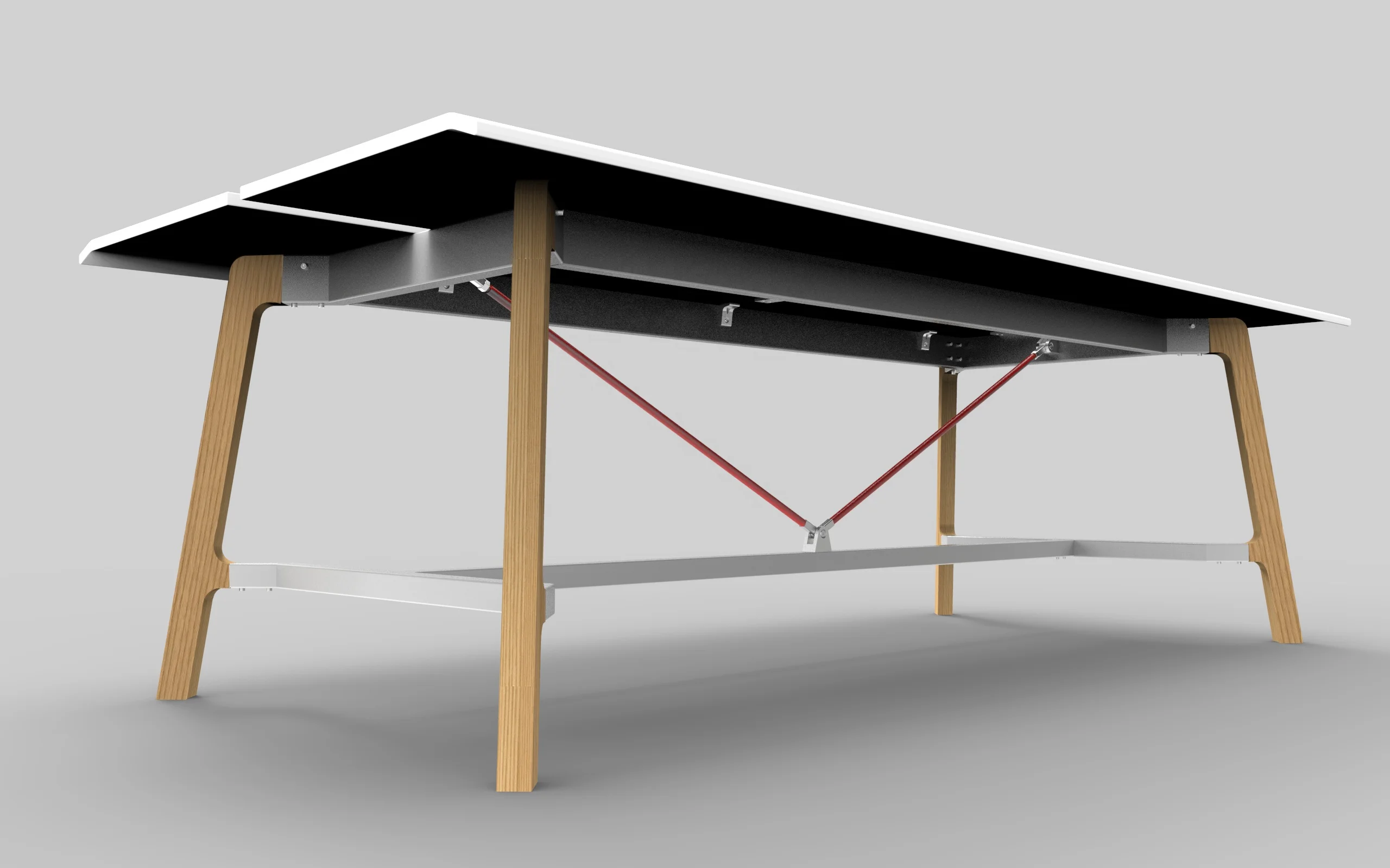 Office meeting table used Solid Wood Leg Meeting Conference Table Wood Luxury Discussion Table