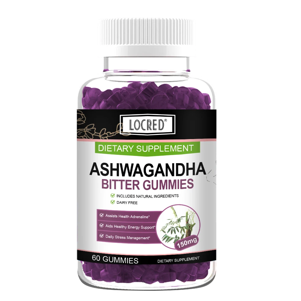 Wholesale Supplements Boost Strength Endurance Improve Immune System Adrenal Support Ashwagandha Gummy