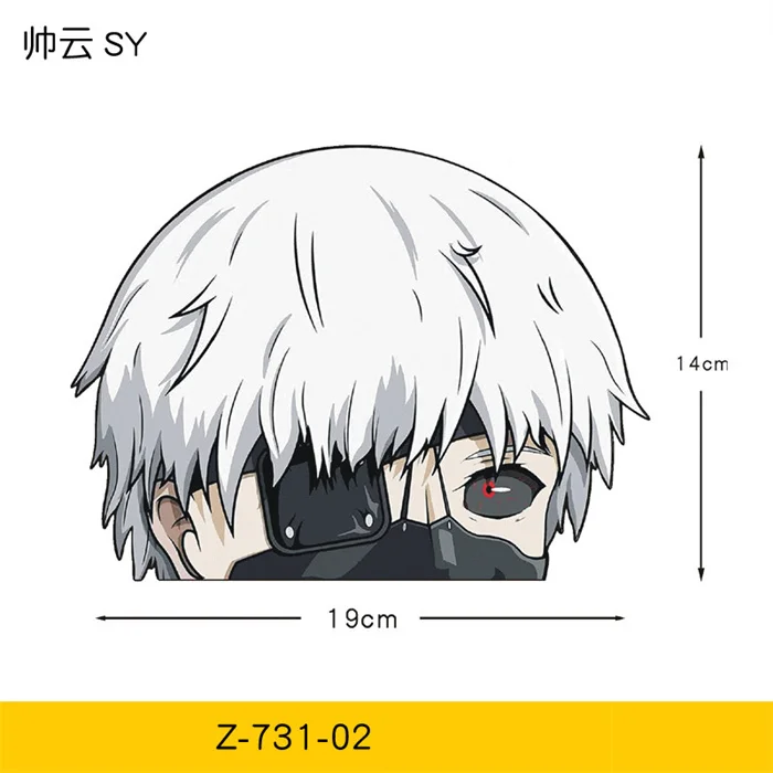 32 Style Cartoon Sticker Haikyuu JoJos Slam Dunk Inuyasha One Punch Man Street Fighter Car Window Laptop Pet Anime Stickers