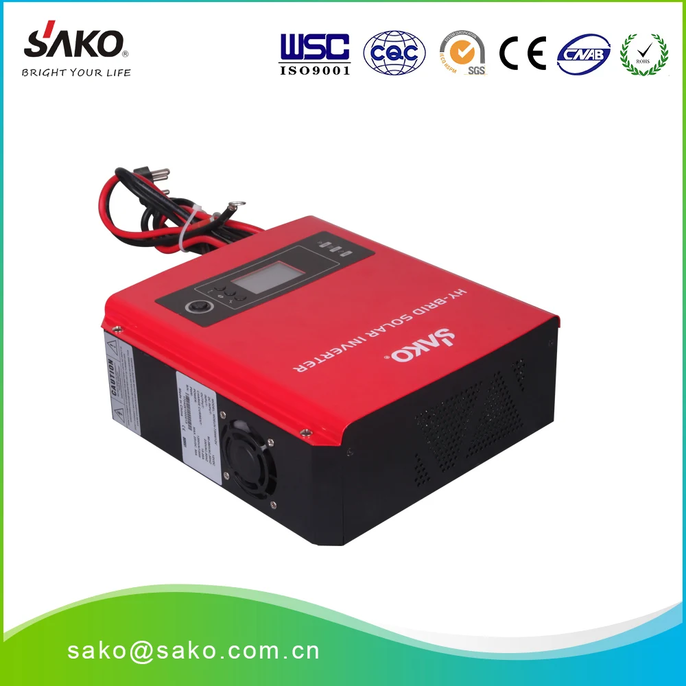800W  Modified Sine Wave Off Grid Solar Inverter,  Configurable Charge Current and AC Solar input Priority via LCD Setting