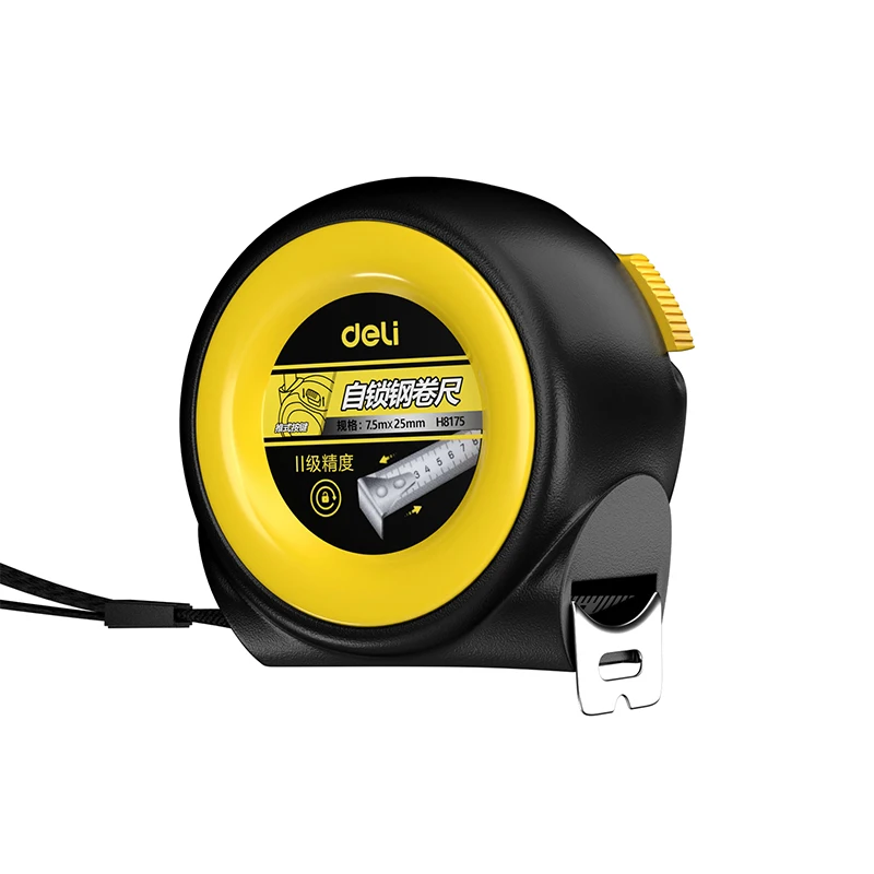 Fluorescent ruler with tape measure thickened super wear-resistant3m 5m 7.5m  steel tape measure first-class accuracy ruler