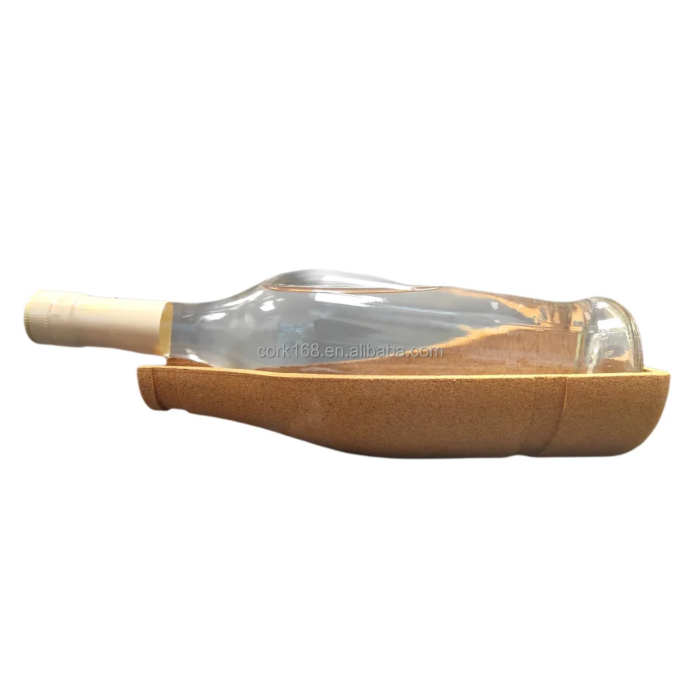 Custom eco-friendly keep cool Ice cork champagne wine chiller insulated beer champagne bucket wine bottle chiller cooler