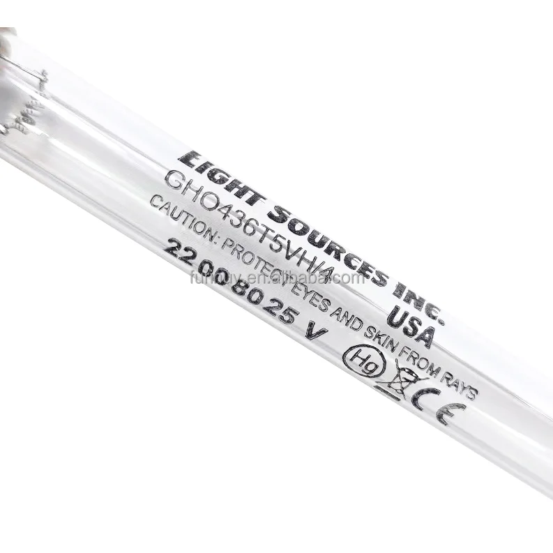 LightSources Tube GHO436T5L Lamp Power 48W 60V 800mA Quartz T5 Germicidal Lamp Light