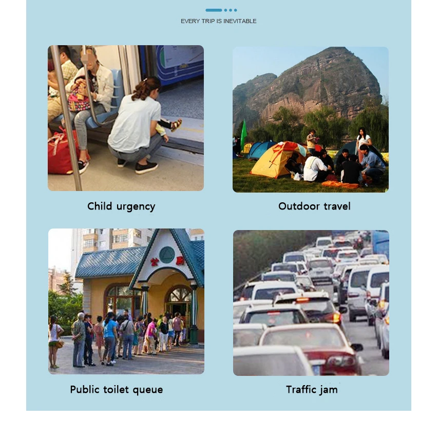 Camping Unisex Emergency Urine Car Urinal Bag Portable Toilets 700ml Outdoors Mini WC Vomit Bags In Car For Men Women Children