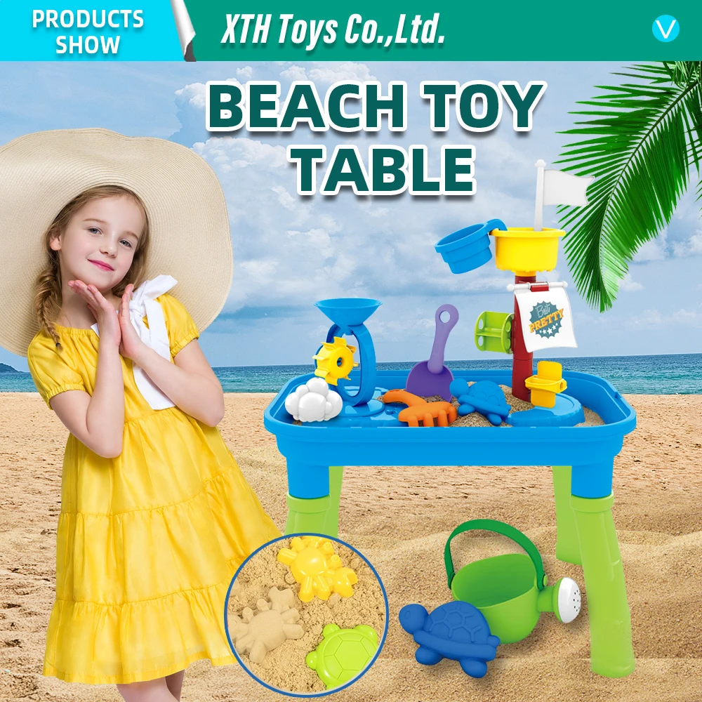 2023 New Arrivals Summer Toys Kids Sand and Water Table for Toddlers 3 in 1 Indoor & Outdoor Water Table for  For Boys and Girls