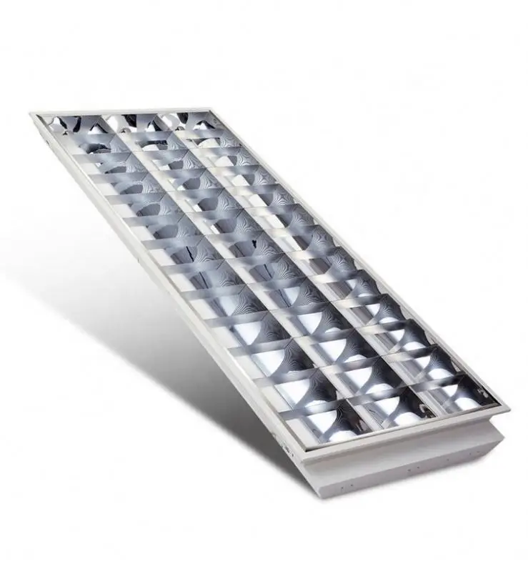 fluorescent lamp fitting T8 2x36W LOUVER FIXTURE 1200*300MM GRILLE LAMP