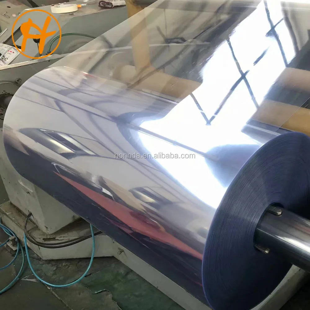 clear transparent rigid PVC plastic sheet for thermoforming,box windows and vaccum forming