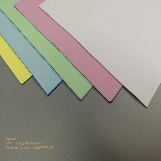 45-80gsm Self-copy Paper Non Carbon Paper With Custom Packing NCR Paper Sheets CB CFB CF