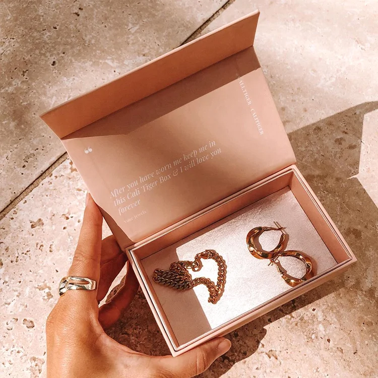 Hot jewelry box custom logo bracelet packaging box magnetic