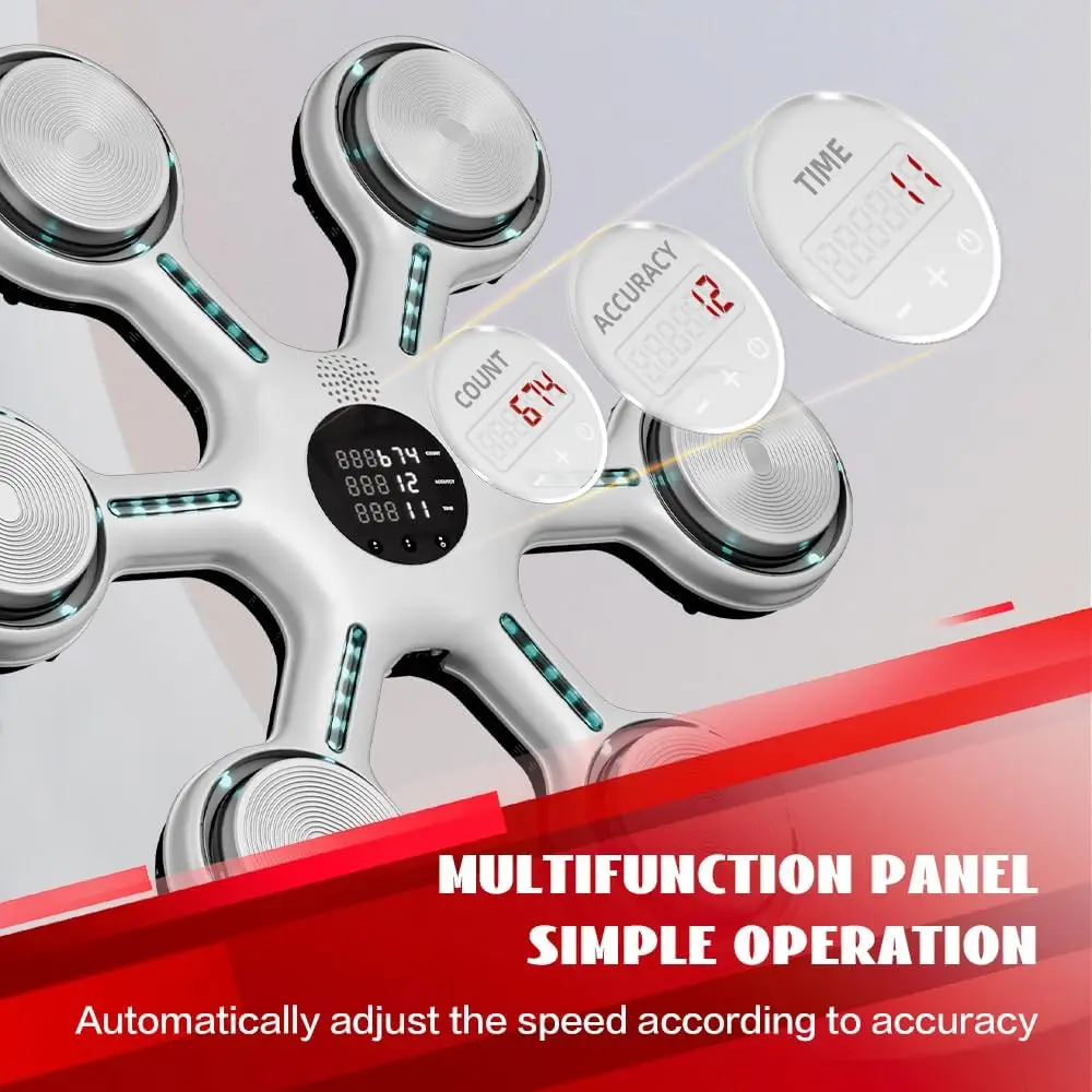 Wellshow  Music Boxing Machine Home Fitness Boxing Equipment Features Boxing Training Punching Equipment