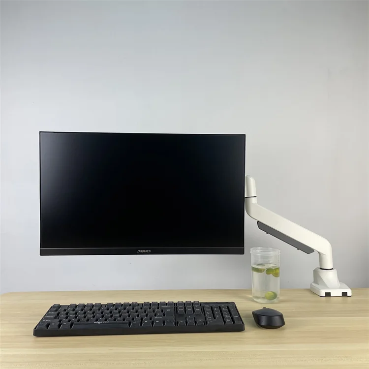 Adjustable Gas Spring Monitor Stand VESA Office Relax Relief Cervical Vertebra  OEM/ODM Quick Release Aluminum Monitor Arm