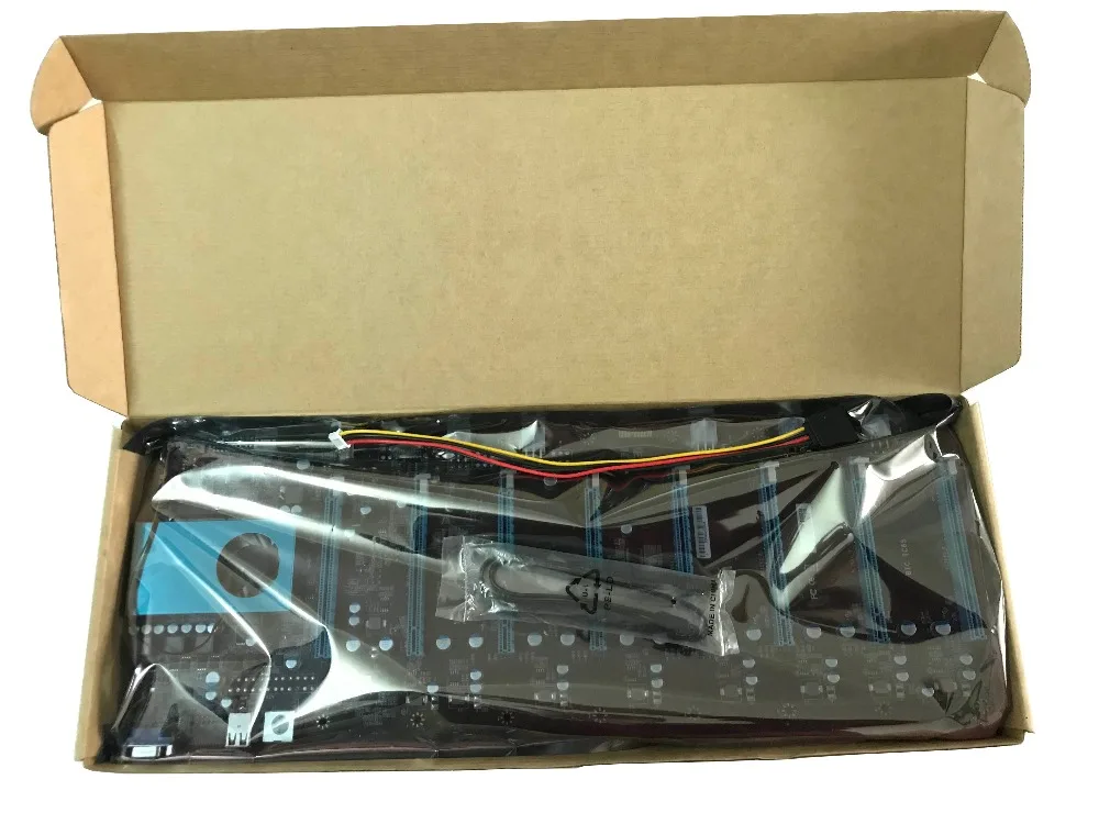  Материнская плата для майнинга BTC IC6S 8 график ETH майнеры (с ЦПУ) PLUS большая GPU Antminer Майнинг