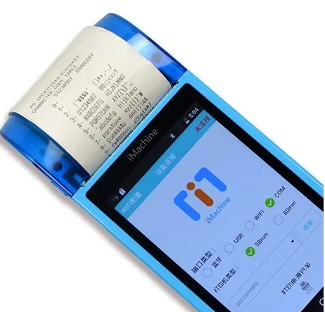 China cost effective Android 58mm receipt thermal printer mobile pos terminal for ordering