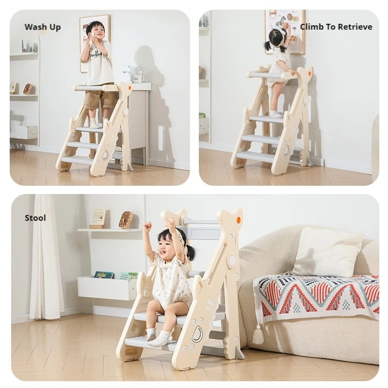 Wider Dual Height Kitchen Helper Tower Potty Training Anduse Plastic Step Stool Kids Potty Training Staircase For Children
