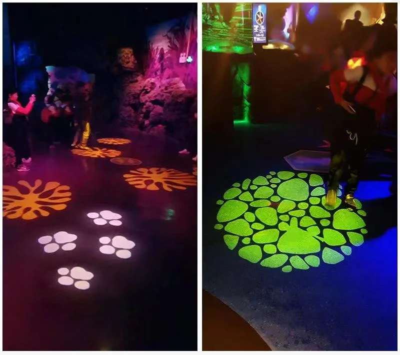 150W Auto Color-Changing LED Projector Lamp with Custom Logo Welcome Light Outdoor Projection IP67 Aluminum Body gobo projector