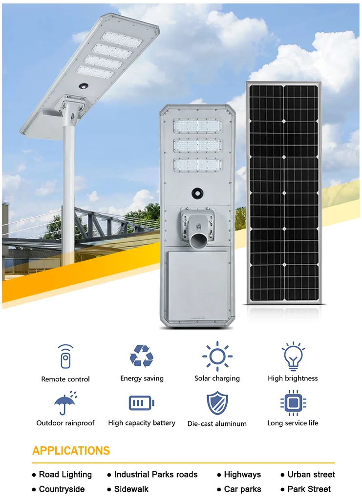 12V DC 30W LED solar street light with lithium battery backup  solar street light  solar led streetlight street light with post