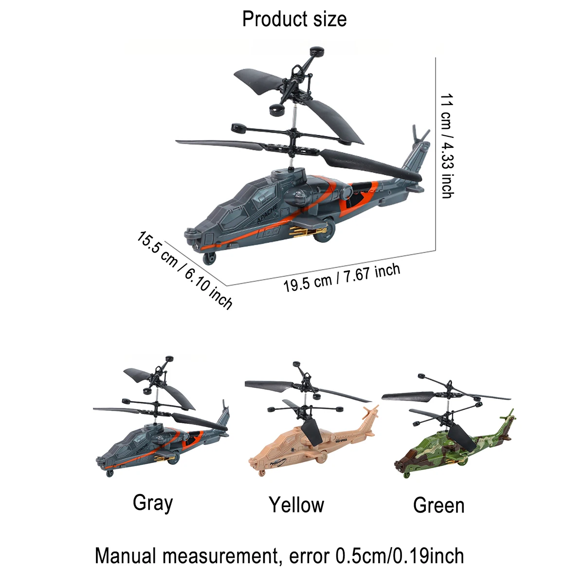 LONGXI helicopter toy remote controlled aircraft toys flying Camouflage combat toy airplane Green