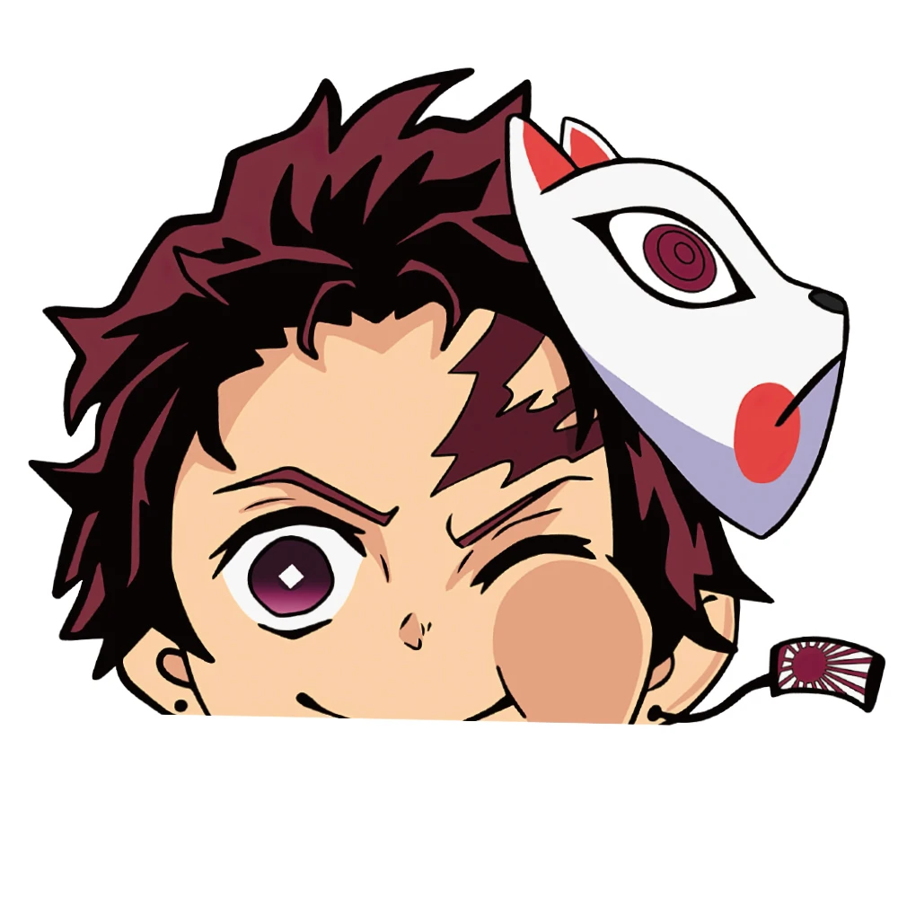 Anime character Custom Transfer Window Logo Vinyl Car Decal Die Cut Stickers