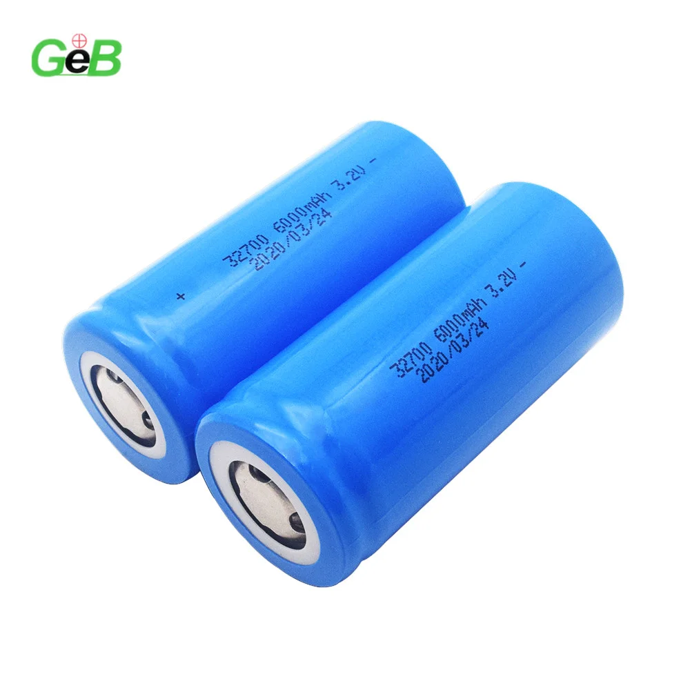 2024 Cheap price 32700 3.2v 6Ah cylindrical  lifepo4  rechargeable battery for power motor E-bike