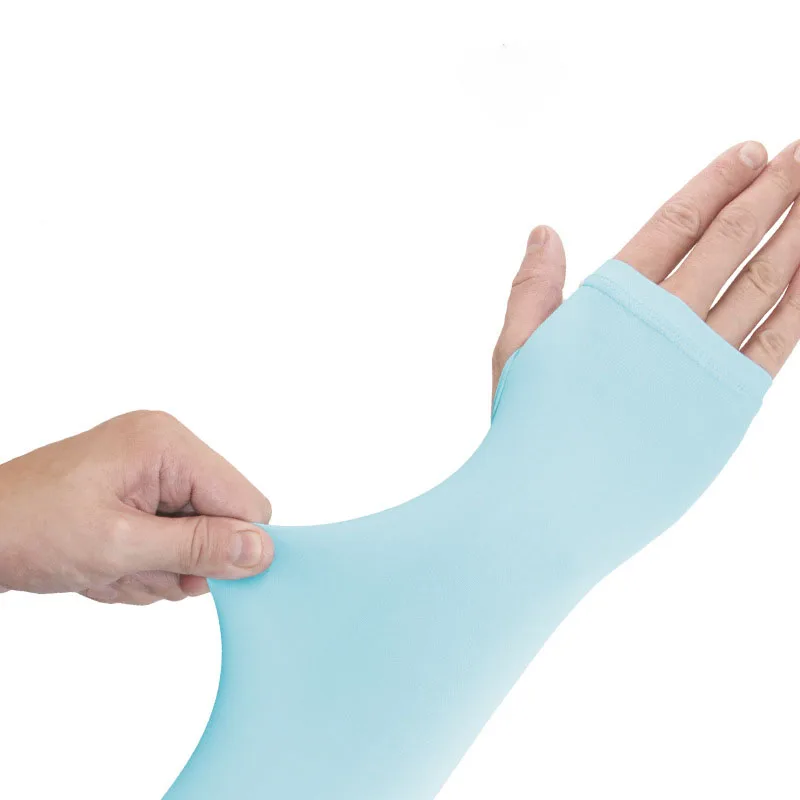 Летняя новинка, Женский рукав из ледяного шелка, уличный солнцезащитный рукав для рук, защита от УФ лучей, Мужская защита для рук