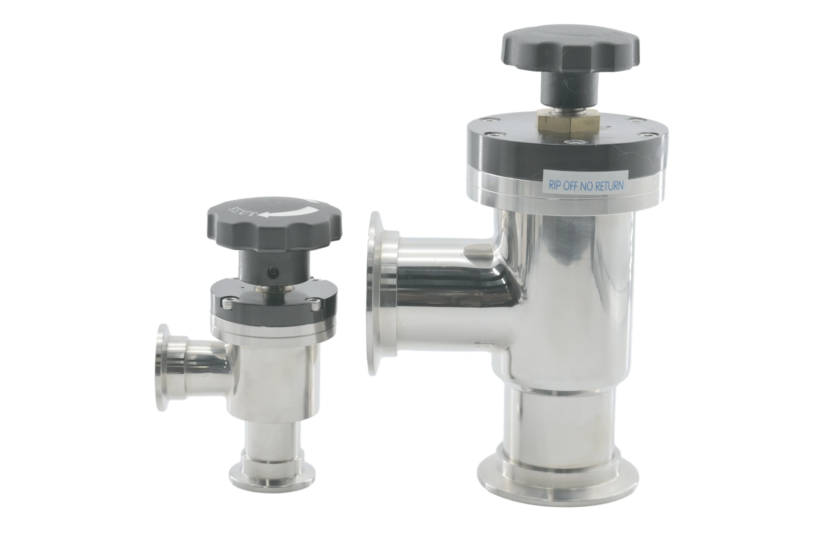 Высококачественная нержавеющая сталь SS304 SS316L KF25 вакуумный угловой клапан ручной дефлекционный L типа тарельчатый