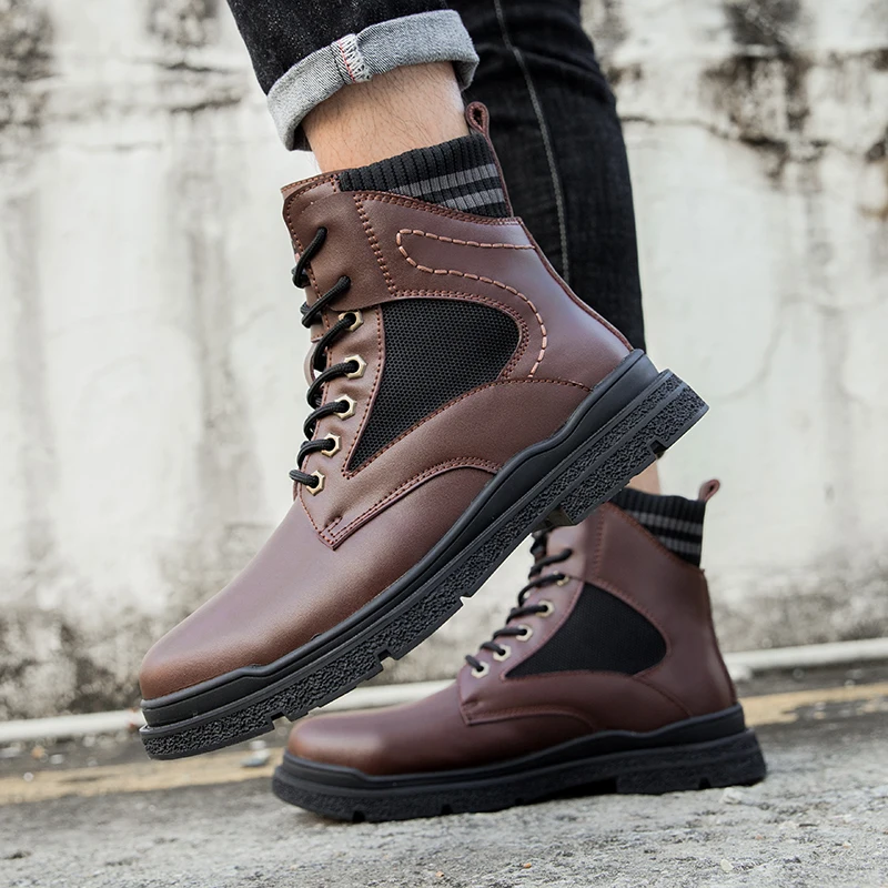 Fashion Doc Martin Boots Winter Rick Owens Boots Aigle Mongolian Fur Boots For Men