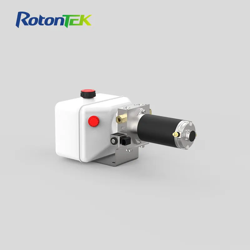 Rotontek 24V 800W 1200W Hydraulic Power Unit 20 m p For Lift Platform Trolleys