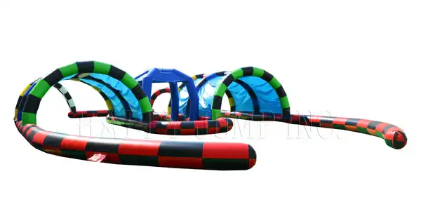 Outdoor Inflatable Go Kart Racing Track for Kids Racing Adventure Fun and Excitement