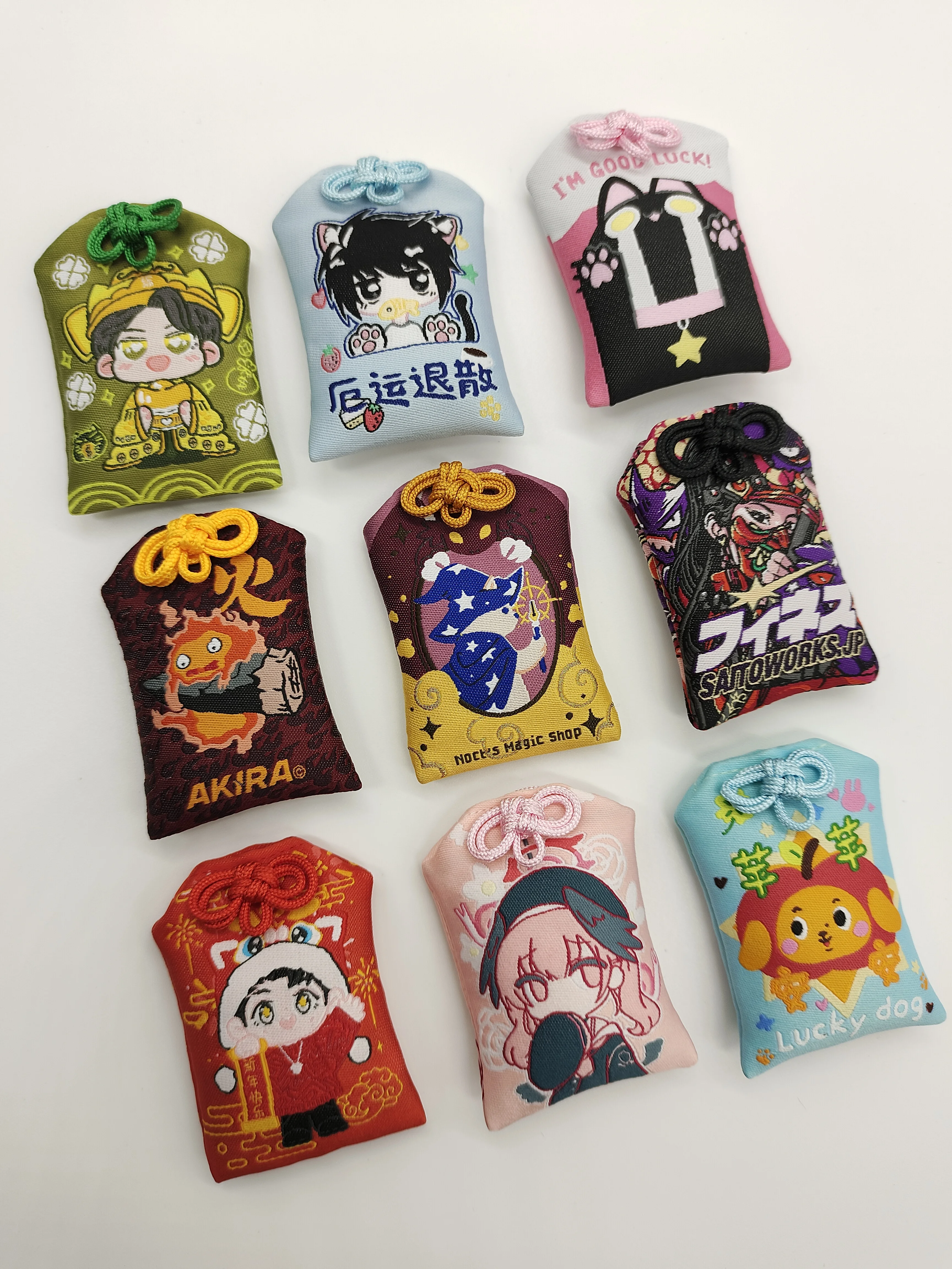 Japanese Omamori Charm Lucky Bag Amulet Lovely Car Hanger Charm Japan Bring You Lucky Bag Wish Pray Bag