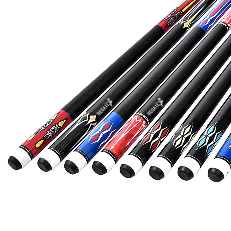 Американская палочка для бассейна REGAIL, белый дуб, Бильярдные кии, девять Киев, двухсекционные стержни maple 1/2 uniloc joint 13 мм, наконечник премиум класса