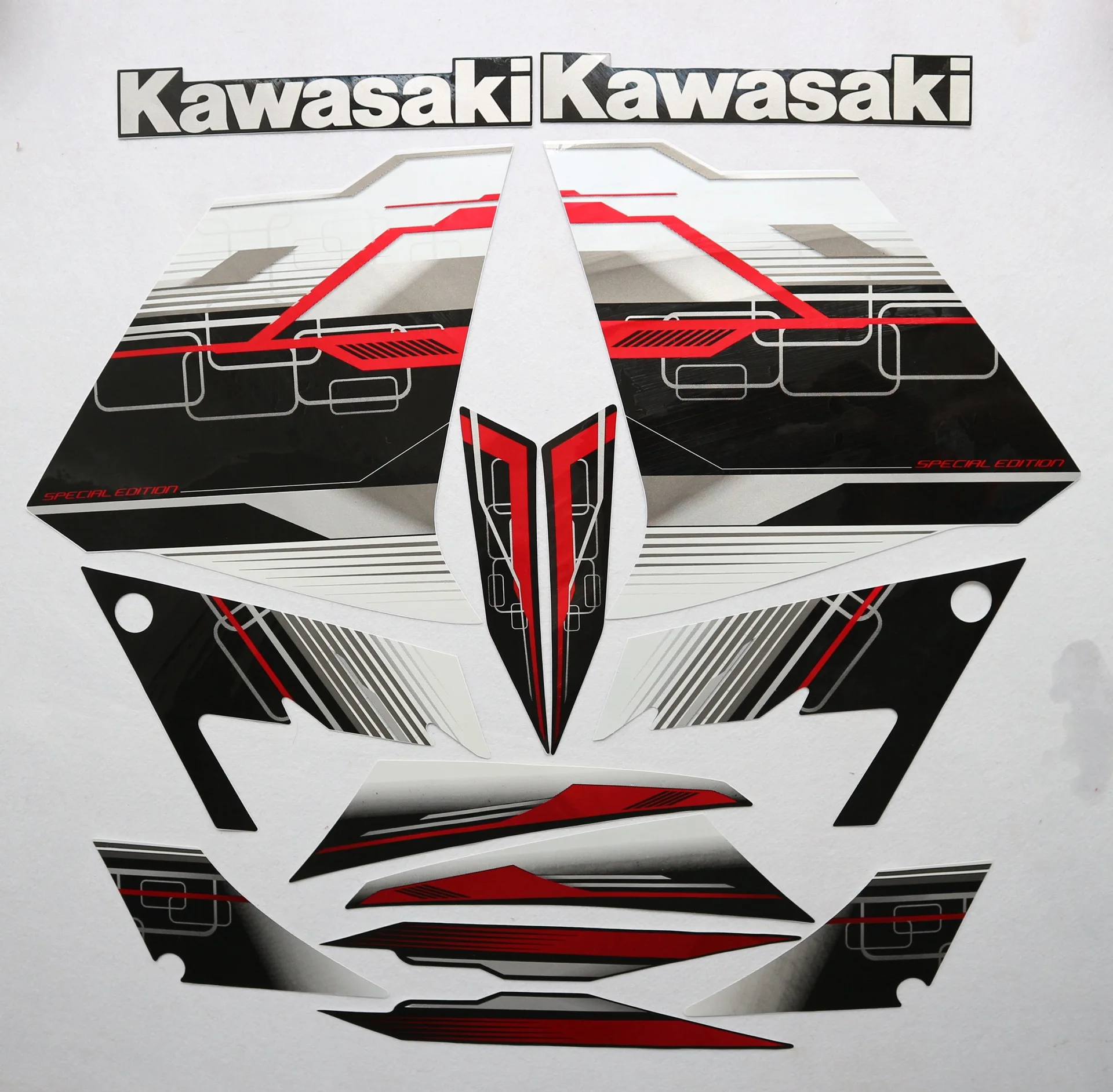 Мотоцикл наклейки танк Pad всего тела гоночные для KAWASAKI