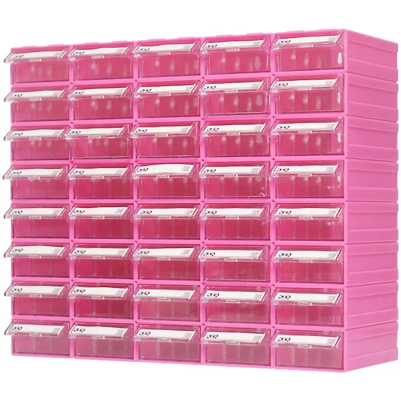 clear plastic parts box & Stackable plastic drawer for warehouse parts storage