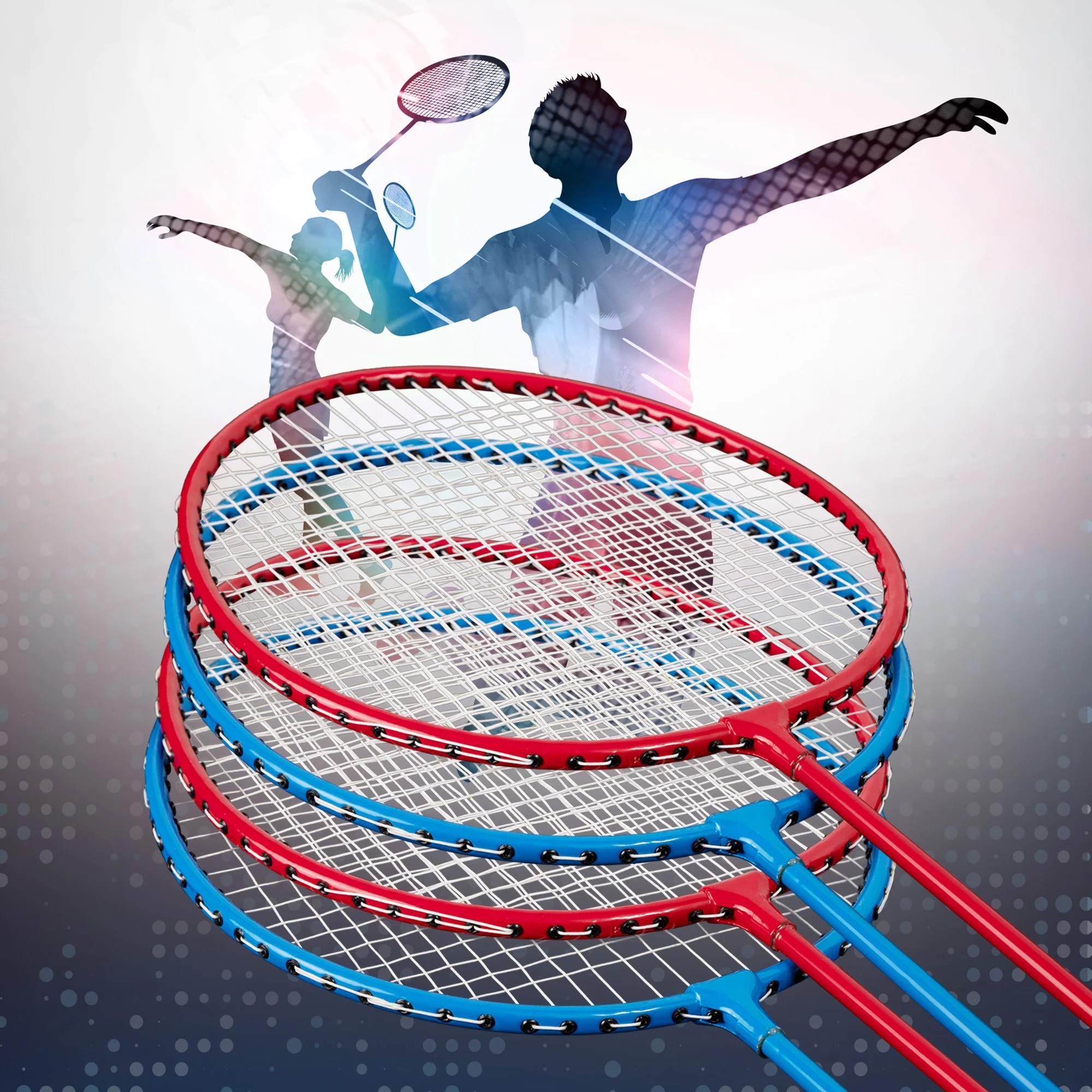 sporting goods 30lbs racket necklace badminton kitbag