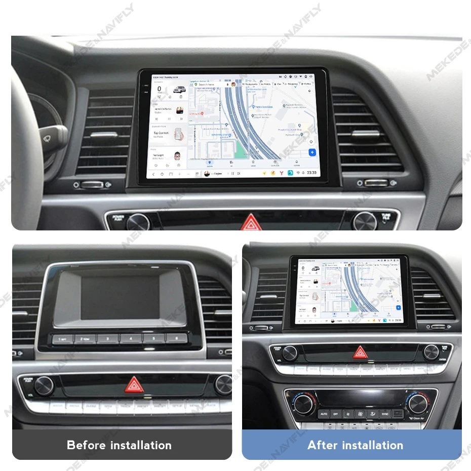 MEKEDE car-play auto 12+512GB car radio player navigation 360 camera For Hyundai Sonata 7 2017-2019