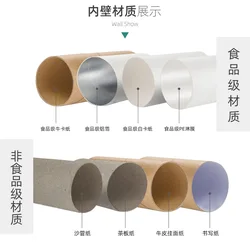 Multi-size Custom Brand Logo Large Cardboard Essential Oil Perfume Storage Gift Packaging cosmetic paper tube Paper Cylinder