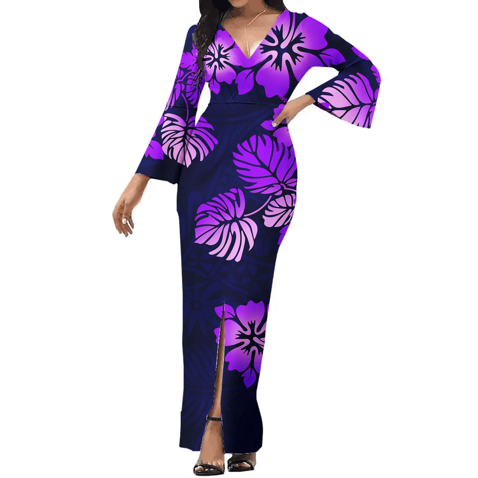 Customise Polynesian Tribal Dress Stylish Dresses For Women Luxury Design Women Elegant High Quality Women Plus Size Dress