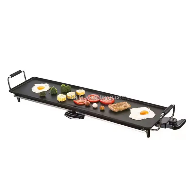 Aifa electric grill XXL teppanyaki grill 1800W Cook size 90X22cm Removable thermostat controller