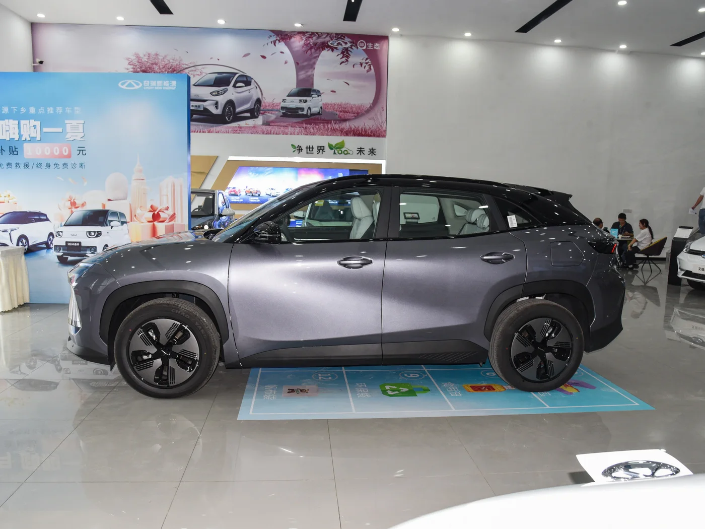 Дешевая цена Chery Eq7 5-местный Новый Подержанный автомобиль внедорожник новые энергетические автомобили eev Icar Cherry электромобиль в наличии